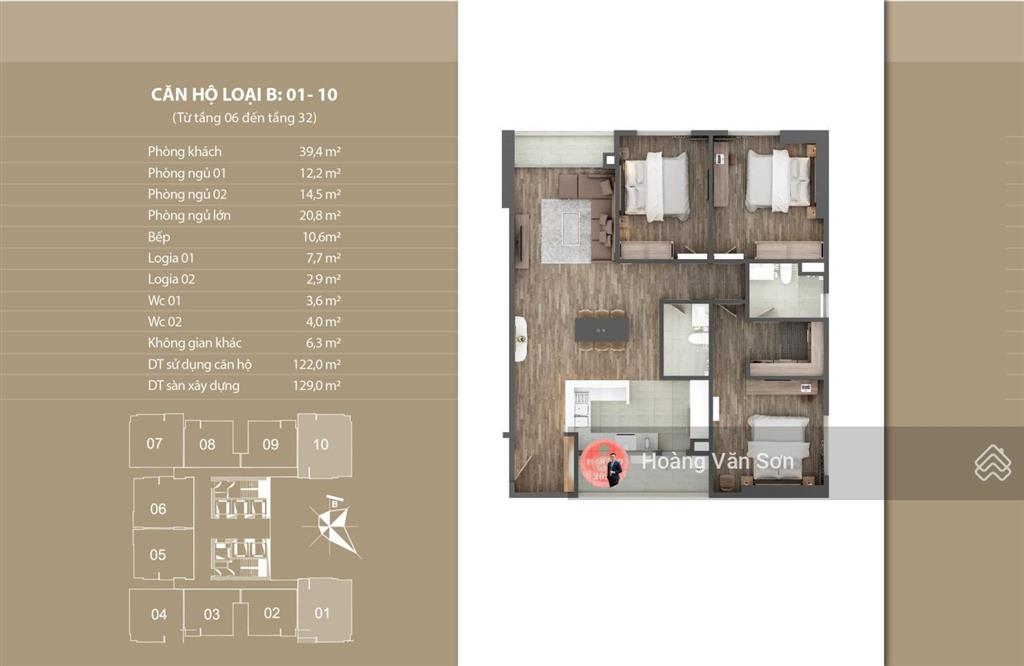 Bán căn góc 3pn2wc 122m2 n01t4 ngoại giao đoàn, tầng cao view starlake cực đẹp hướng nam mát, sổ đỏ