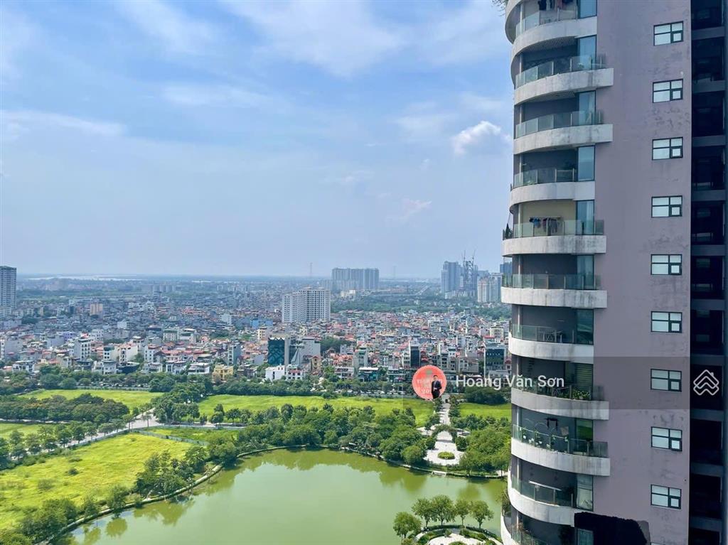 Cho thuê 3pn2w 126m2 rộng nhất n01t6 han jardin cao cấp ngoại giao đoàn, view hồ điều hoà