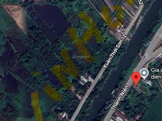 Bán đất thổ cư mặt tiền đường lớn đối diện dự án đô thị đại học quốc tế, vinhomes hóc môn