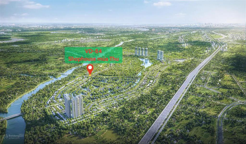 Bán căn shophouse eco retreat mùa thu kế căn góc đẹp