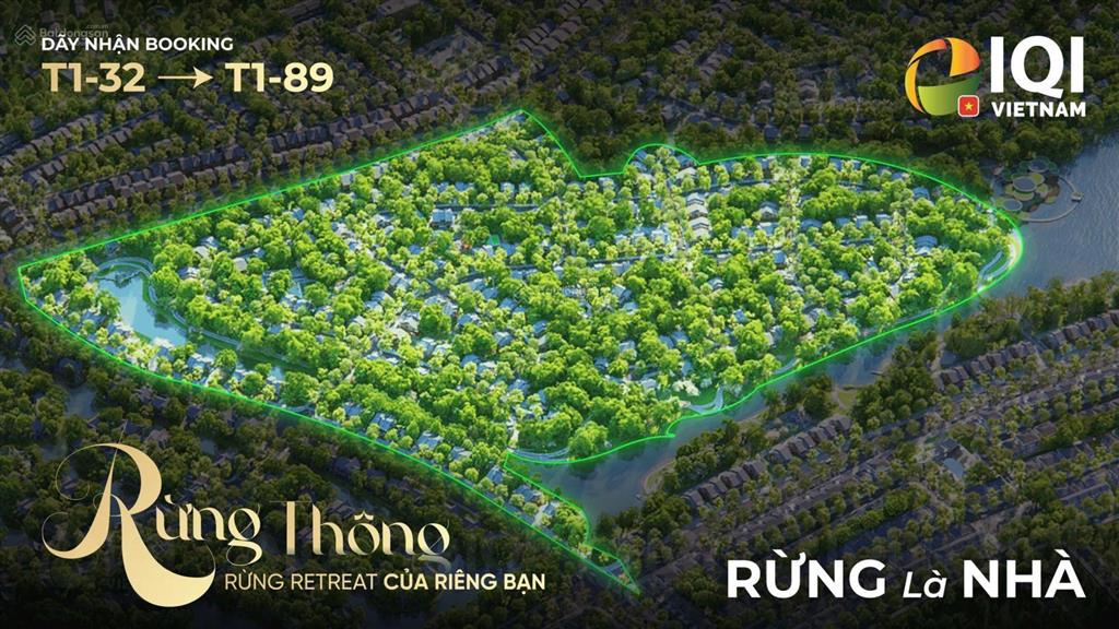 Rừng thông  dòng biệt thự rừng đặc biệt của eco retreat  từ 15.9 tỷ / căn
