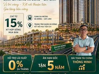 Chỉ cần 850 triệu  sở hữu ngay căn 2pn dt 63m2 the vista văn la  trung tâm hà đông