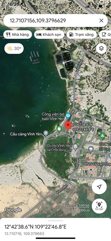 Chính chủ bán lô vip góc mặt biển 198.8m2 tđc vĩnh yên vạn ninh. siêu phẩm sinh lời nhanh