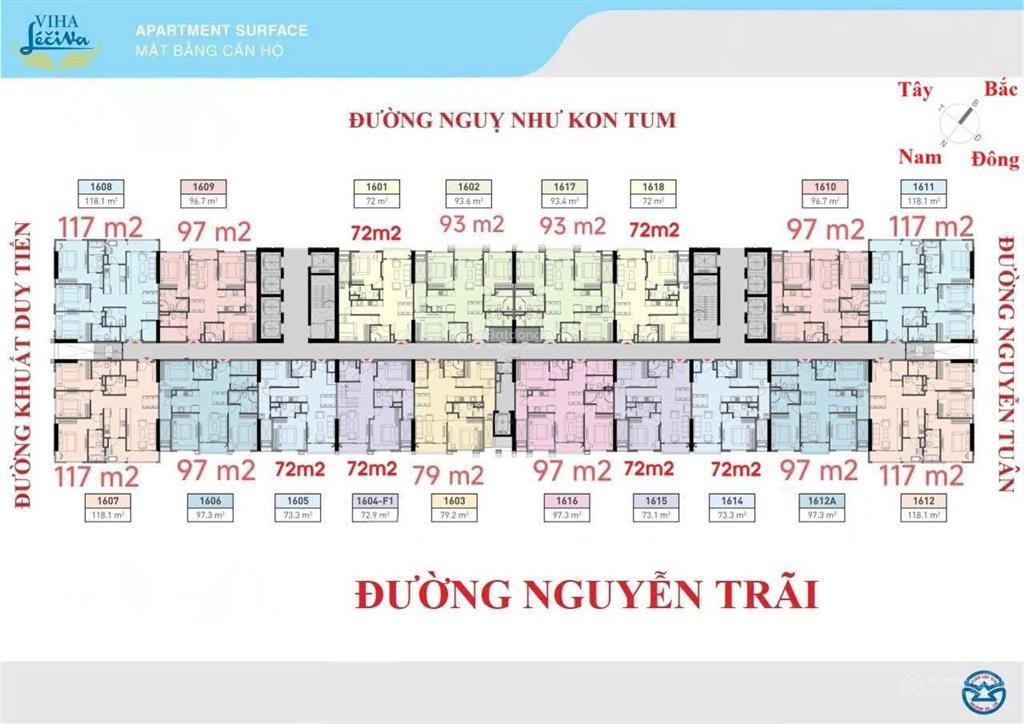 Chính chủ bán gấp căn góc 01 viha complex  97m2 (3pn+1)  ban công đn