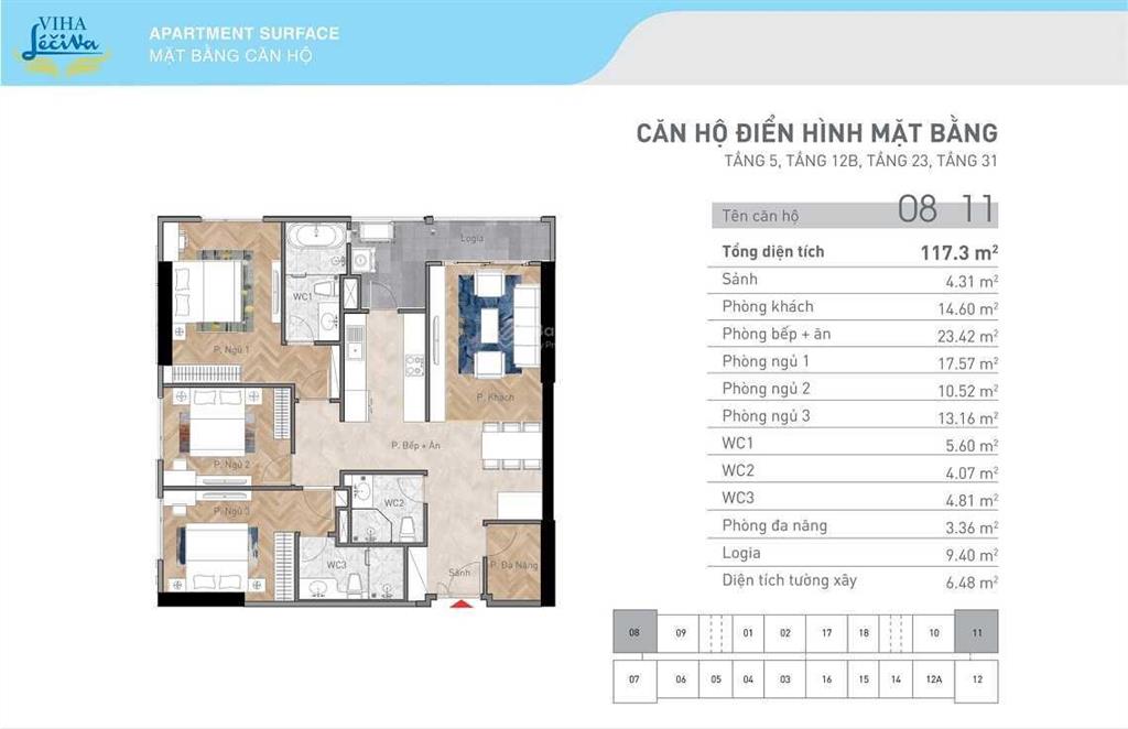 Chính chủ cần nhượng lại căn góc 118m2  dự án viha leciva (107 nguyễn tuân)
