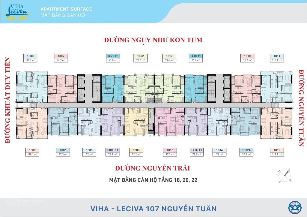 Chính chủ cần nhượng lại căn góc 118m2  dự án viha leciva (107 nguyễn tuân)