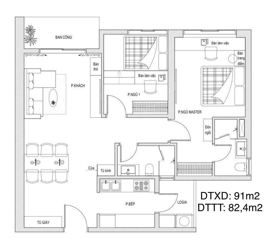 Nổi bật 2pn 92m sổ hồng vista verde  giá bán đại hạ giá 8 tỷ bao thuế phí bên bán.