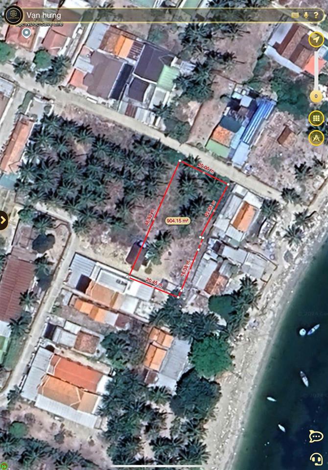 Cần bán gấp đất ở 896m2,100m ont cách biển 100m vạn hưng vạn ninh khánh hoà 30tr/m  0985 807 *** vy