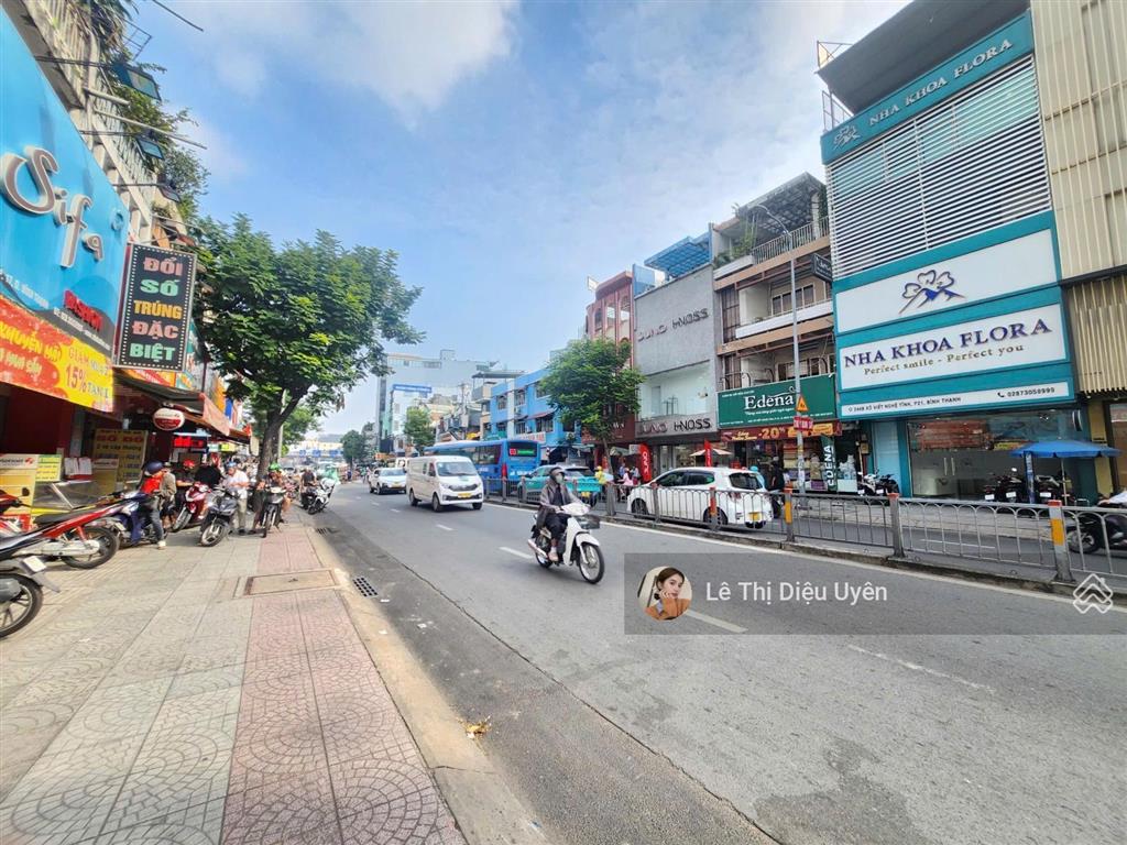 Cho thuê nhà mt đường xô viết nghệ tĩnh, bình thạnh (khúc đẹp) dt 6x14m 4 tầng.  0901 686 ***