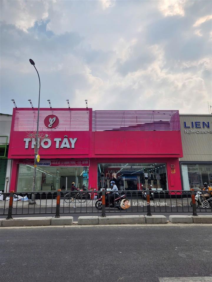Chính chủ cho thuê nhà mt quang trung, p10, gò vấp, dt 16x35, giá rẻ,  0901 686 *** mr thao