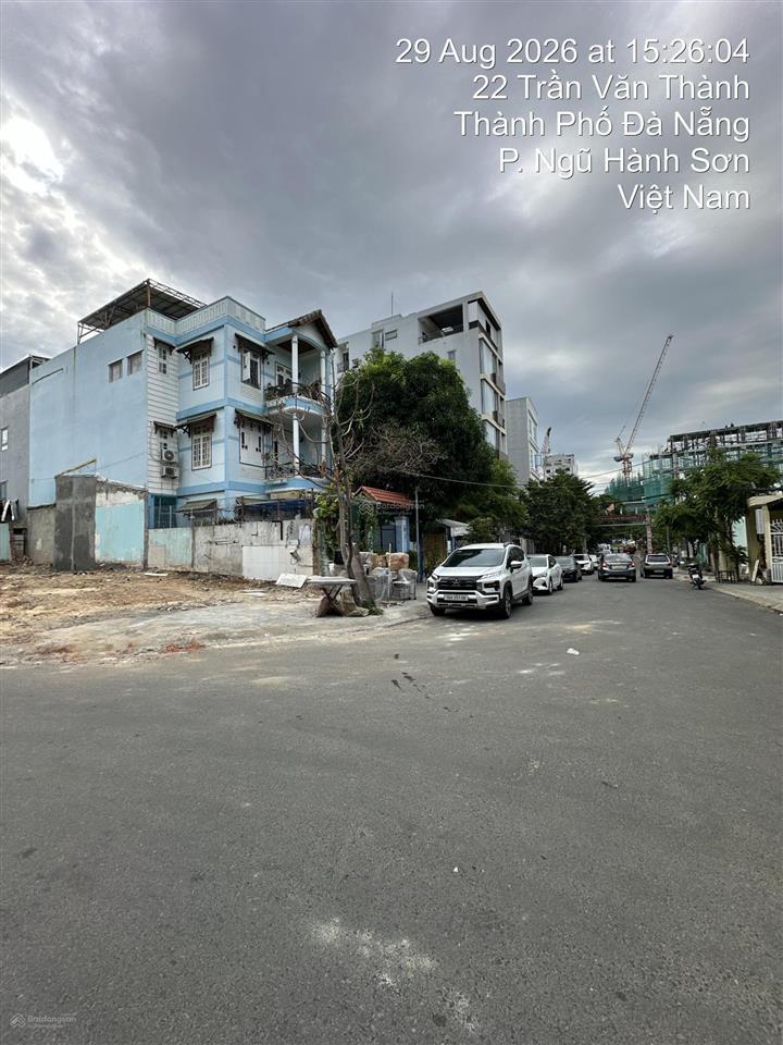 Bán đất góc 2 mặt tiền đường trần văn thành, sát bãi tắm mỹ khê