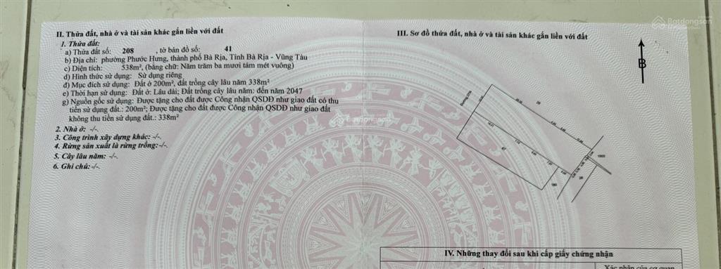 Bán nhà mặt tiền đường 27/4, phường bà rịa, tp hcm
