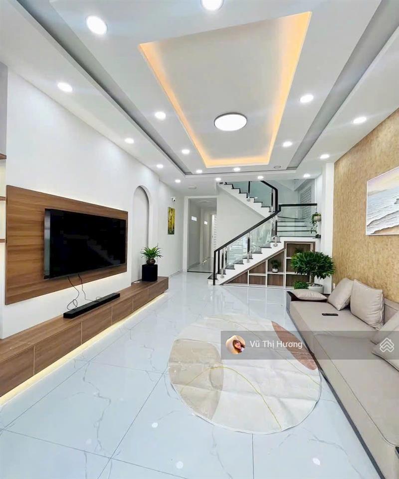 Q7  nhà 2 tầng 4.6m x 25m  chỉ 6.2 tỷ  50m ra mt htp  tặng full nội thất