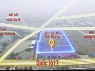 Chính chủ bán đất nền dự án tại xã an bình, huyện thuận thành, bắc ninh, 36 triệu / m2, 100 m2