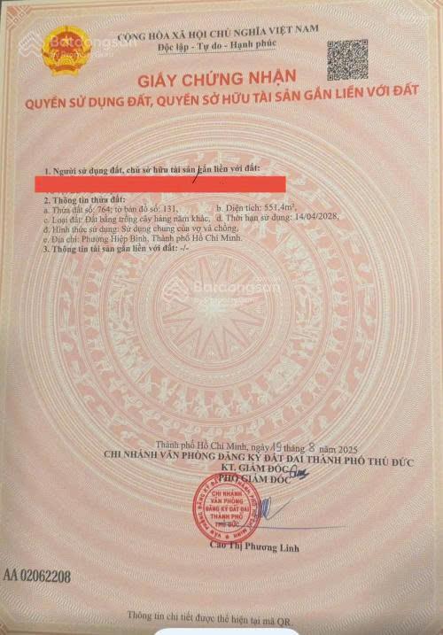 Cần bán lô góc duy nhất mặt tiền trung tâm hcm