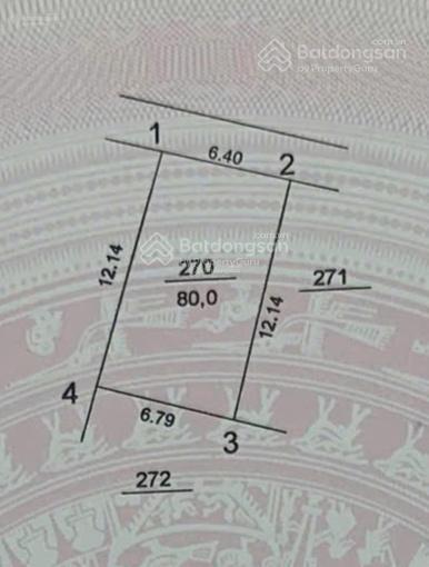 Bán 80m2 đất thổ cư sổ sẵn mặt tiền rộng giá tốt nhất bát tràng