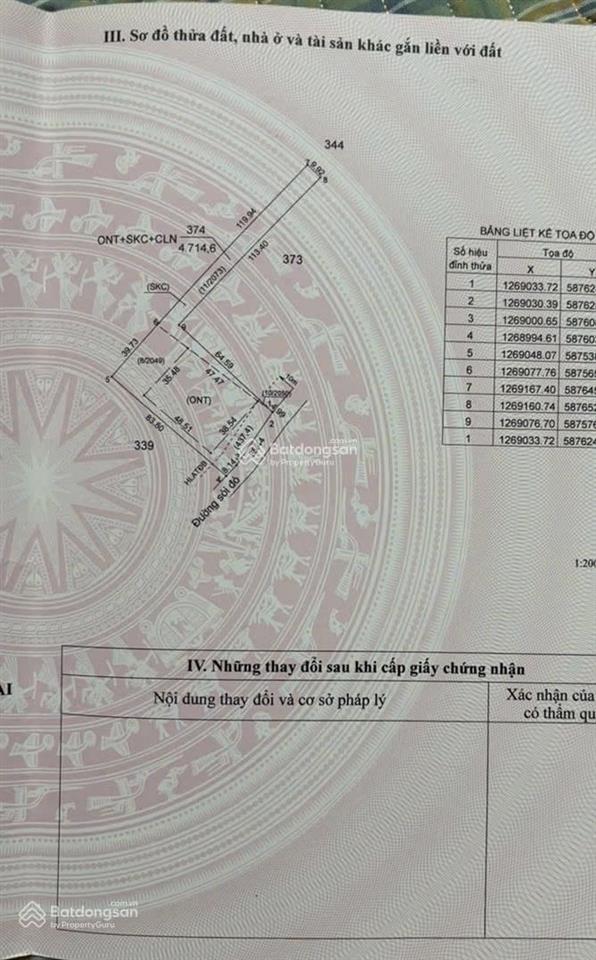 Chính chủ bán 4.714,6m2 đất sẵn sổ ngay cổng kcn minh hưng iii