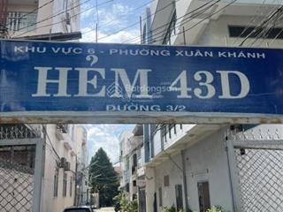 Bán nhà riêng tại hẻm 43d, đường 3/2, phường xuân khánh, cần thơ  quận ninh kiều