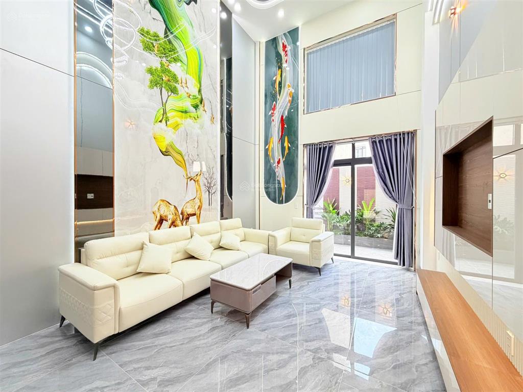 Nhà diện tích lớn (4m x 18m)  có ô chờ thang máy  đường nhựa 7m  dãy nhà đồng bộ  kdc an ninh