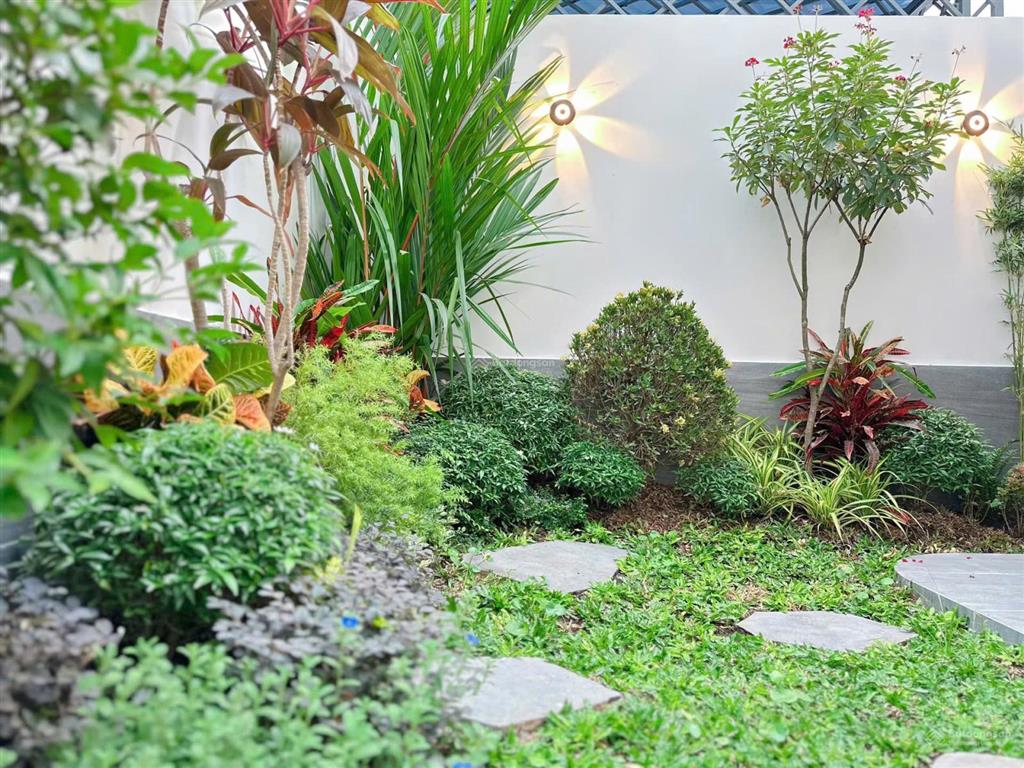 Nhà phố có sân vườn cực chill  4m x 20m  đường nhựa 8m thông bàn cờ  kdc an ninh, dân trí cao
