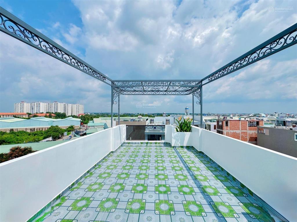 Đáng sống  kdc đông bộ  đường trước nhà 20m thông  1 lửng 4 lầu (6pn, 7nvs)  hương lộ 2 nối dài