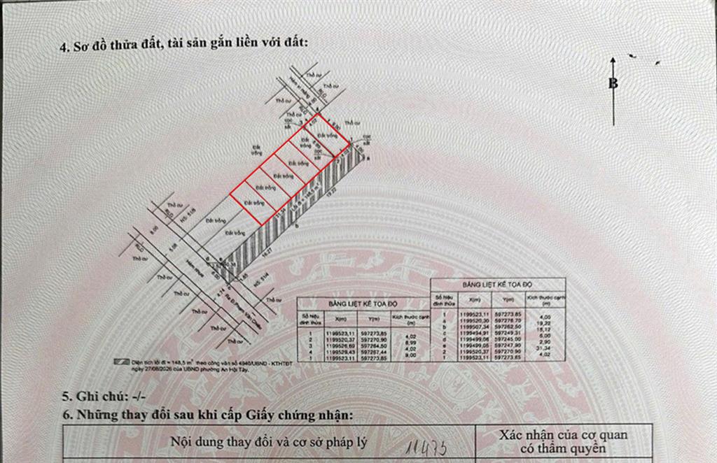 [D2985] 6 LÔ ĐẤT vuông vức cạnh PHẠM VĂN CHIÊU GO VẤP - GIÁ 4.x TỶ