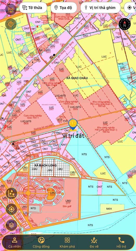 Bán gấp đất cạnh kcn vsipsổ hồng riêng