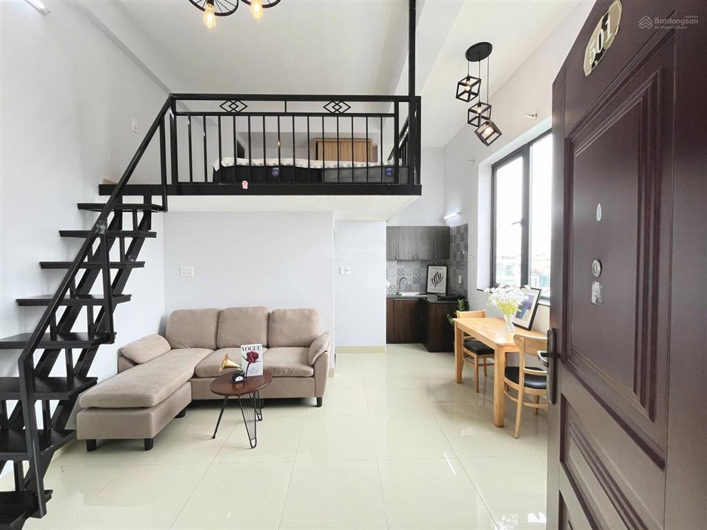 Cho thuê căn hộ mini đầy đủ nội thất ngay sau lưng lotte mart  bảo vệ 24/24 có thang máy