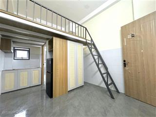 Phòng gác lớn mới xây 100%, đầy đủ nội thất mới, cửa sổ thoáng, ngay tô ký, cvpm