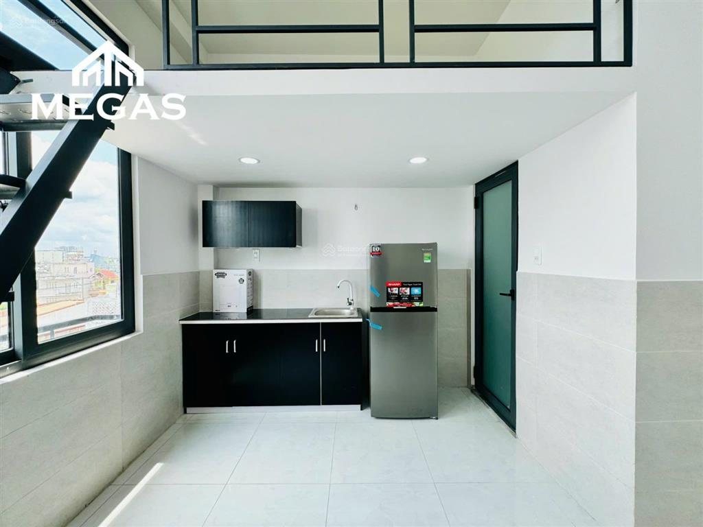 Duplex mới xây cửa sổ lớn full nội thất ngay công viên phần mềm quang trung, tô ký, dương thị mười