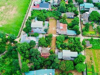 Lô đất 120m2 full thổ cư mặt tiền hơn 9m tại đồng trạng, hòa lạc | giá chỉ hơn 30 triệu/m2