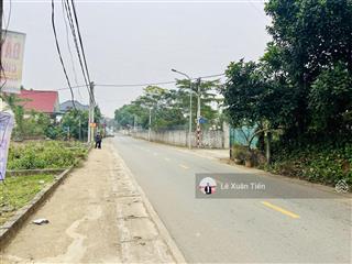 Cực hiếm, lô đất kinh doanh ngay tại đồng trạng, hoà lạc.dt 185m2, sát cnc, đhqg. giá chỉ 26tr/m2.