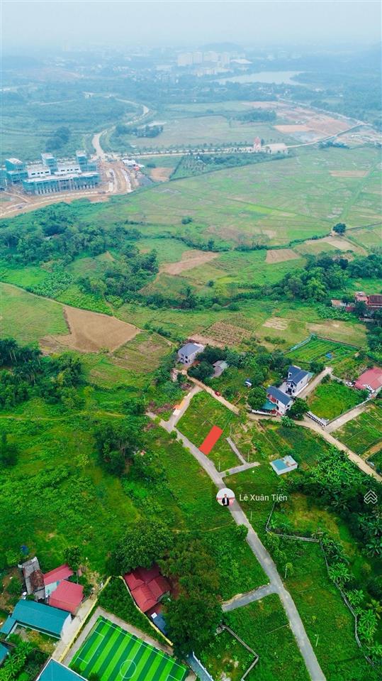 Cắt lỗ bán gấp siêu phẩm 94.1m2, full thổ, mặt tiền 6m, sát đhqg & ga metro hòa lạc, chỉ 3.48 tỷ