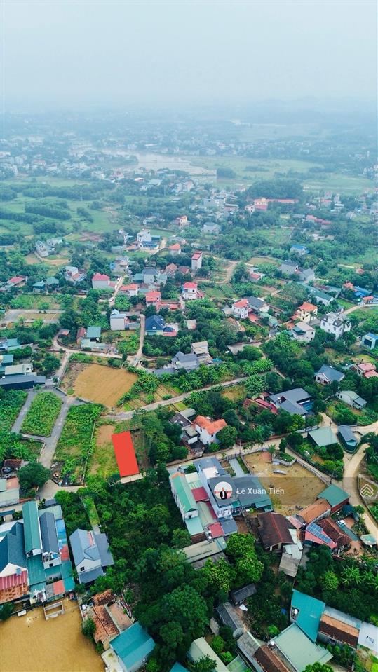 Bán lô đất 156m2 full thổ, xây trọ ngay, mặt tiền 6m, trục chính thôn tại hòa lạc. chỉ 33 triệu/m2
