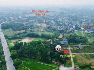 Bán đất tân xã, gần kcn hòa lạc, dt 64m2 mt gần 6m, đường thông, 2 ô tô, sát đh10. chỉ hơn 3 tỷ