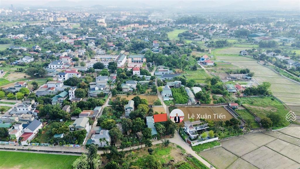 Lô đất 120.1m2 full thổ tại đồng trạng, hòa lạc| mặt tiền 9,25m. đường thông ôtô tránh. chỉ 33tr/m2