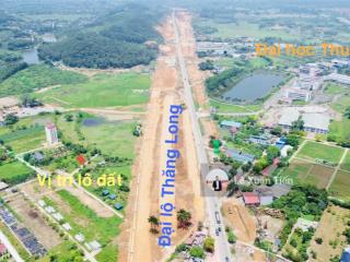 Lô đất 79.4m2 mặt tiền 6m, ô tô tránh, cách metro số 5 đại lộ thăng long đúng 100m, chỉ 42tr/m2