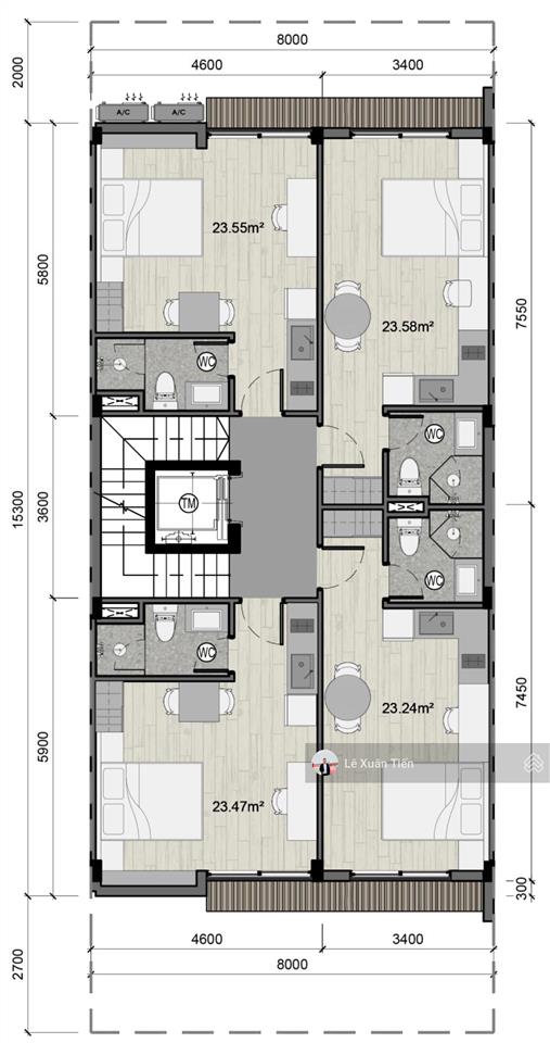 Căn liền kề 160m2, mặt tiền 8m vừa ở, vừa kinh doanh và khai thác cho thuê tại lõi hòa lạc