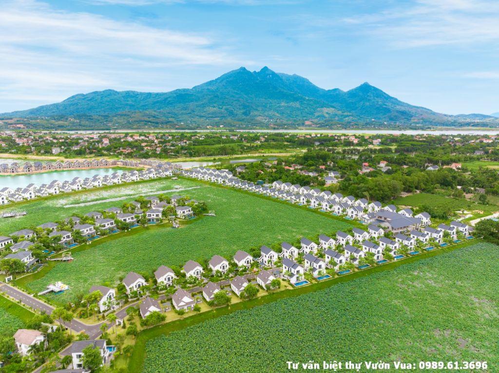 Nhà em cần bán lô biệt thự vườn vua hơn 300m2 mặt hồ