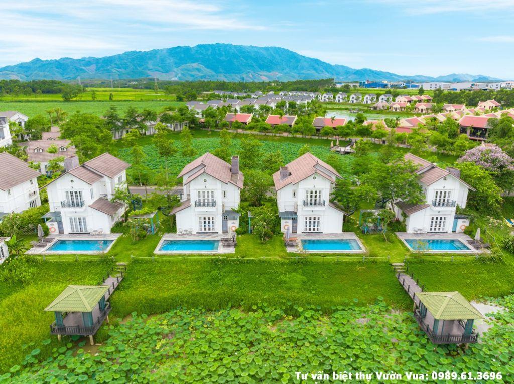 Nhà em cần bán lô biệt thự vườn vua hơn 300m2 mặt hồ