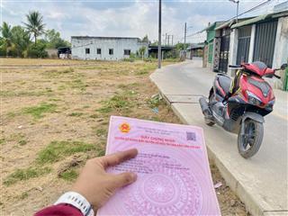 Bán đất thổ cư 76,8m mặt tiền đường bà vệ  liên ấp 3, giá 830tr xã long định, cần đước, long an