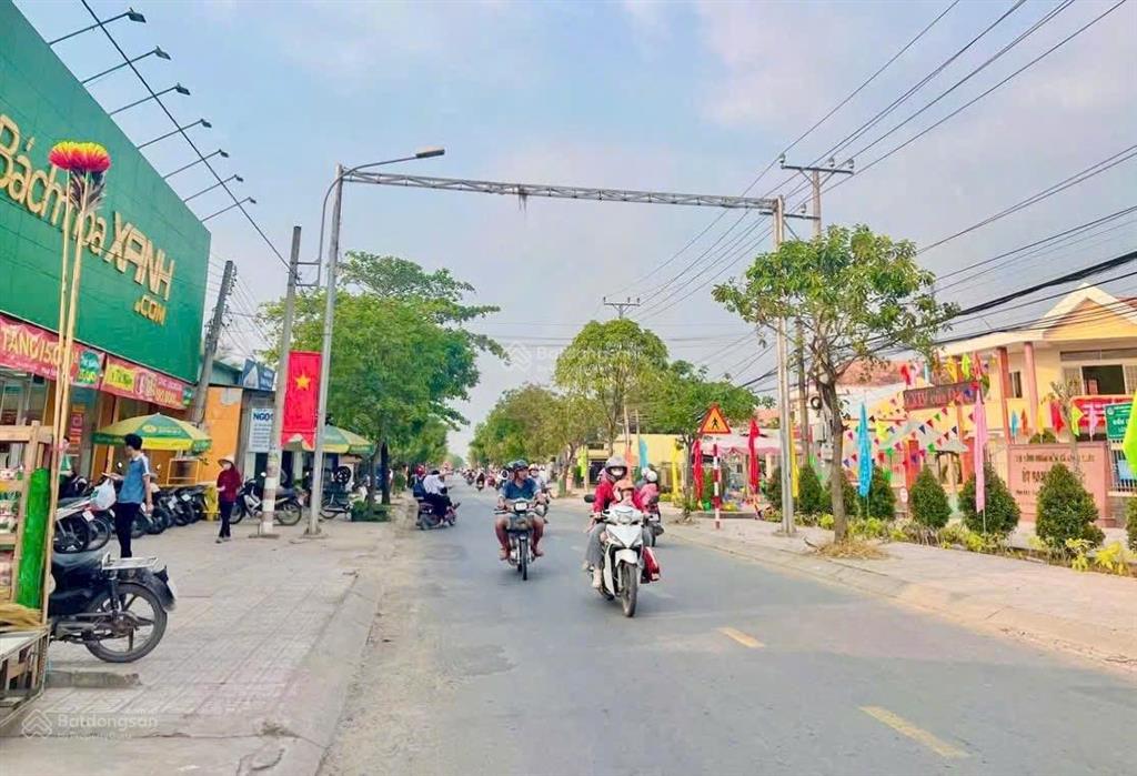 Bán 136,7m² đất thổ cư, mặt tiền liên ấp, cách 150m đường đt16, giá 1,29 tỷ xã long cang, tây ninh