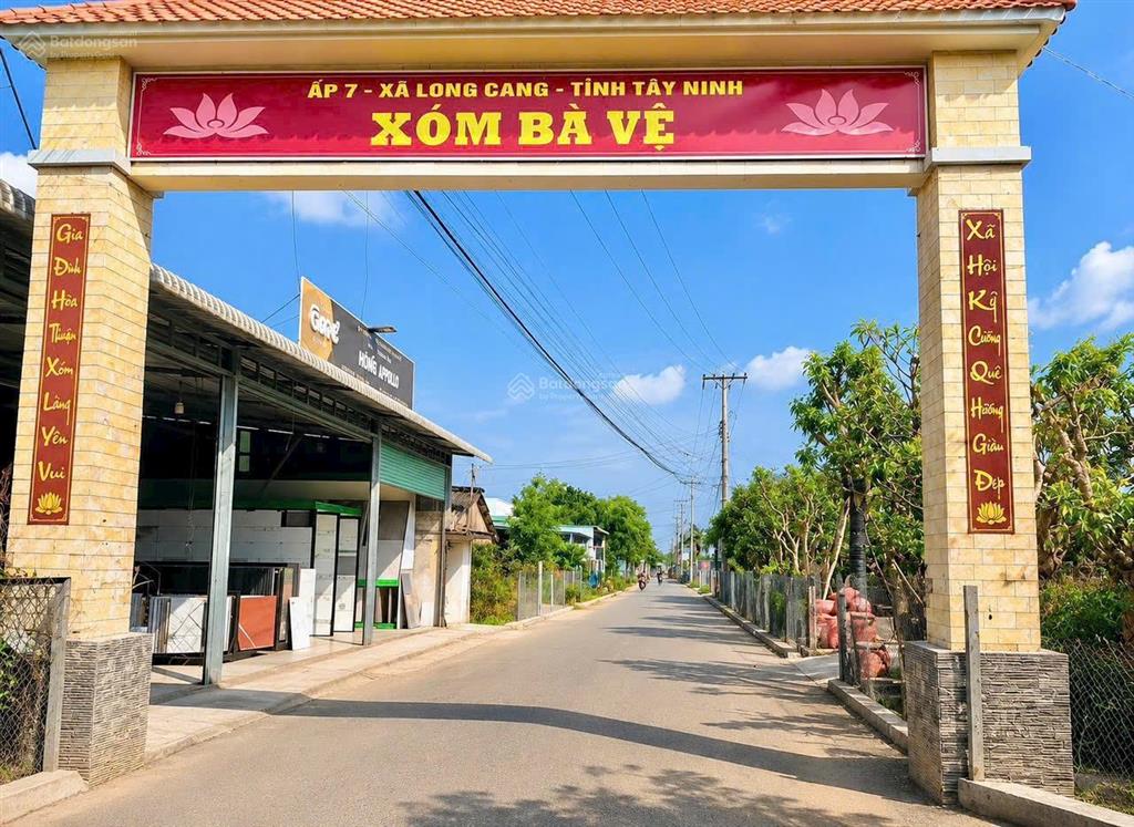 Nền thổ 4,3x34m kdc thuận đạo cách 200m đường 830  giá 1,75 tỷ xã long cang, tây ninh
