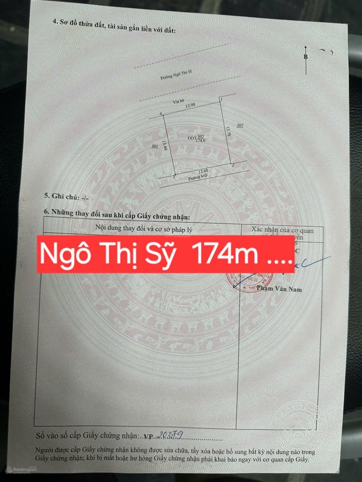 Hàng đầu tư  chào bán lô đất biển an thượng đường ngô thị sỹ  phố đi bộ ....