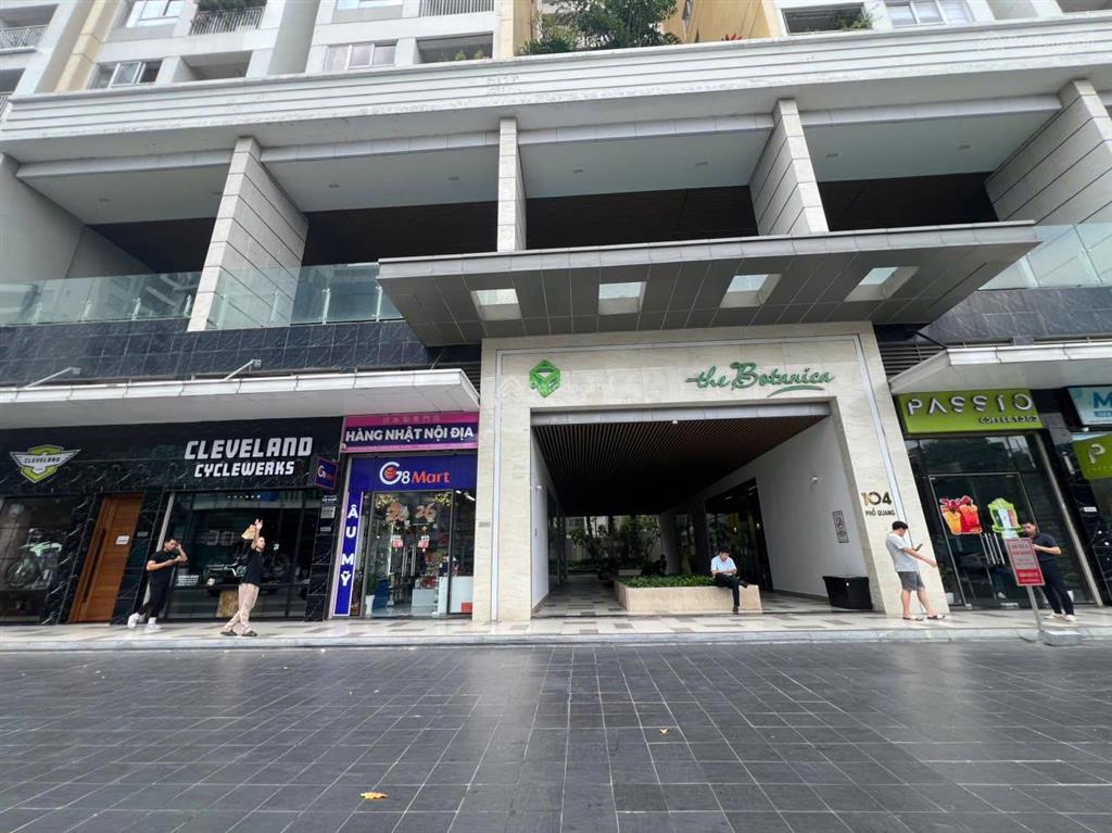 Cho thuê mặt bằng shophouse mặt tiền đường phổ quang căn góc chung cư cao cấp the botanica