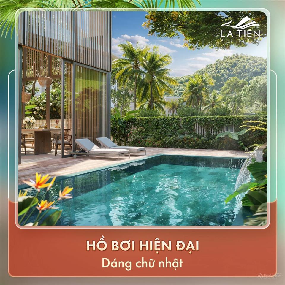 Khu đô thị biển latien villa nha trang có hồ bơi dt 176m2 chỉ 14.6tỷ/căn full nội thất cao cấp !