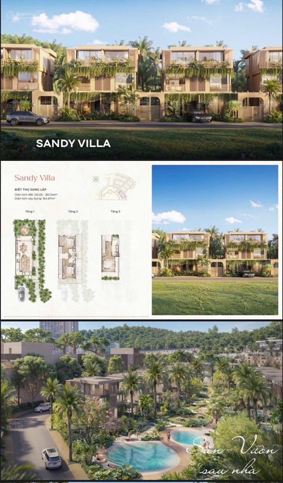 Khu đô thị biển latien villa nha trang có hồ bơi dt 176m2 chỉ 14.6tỷ/căn full nội thất cao cấp !