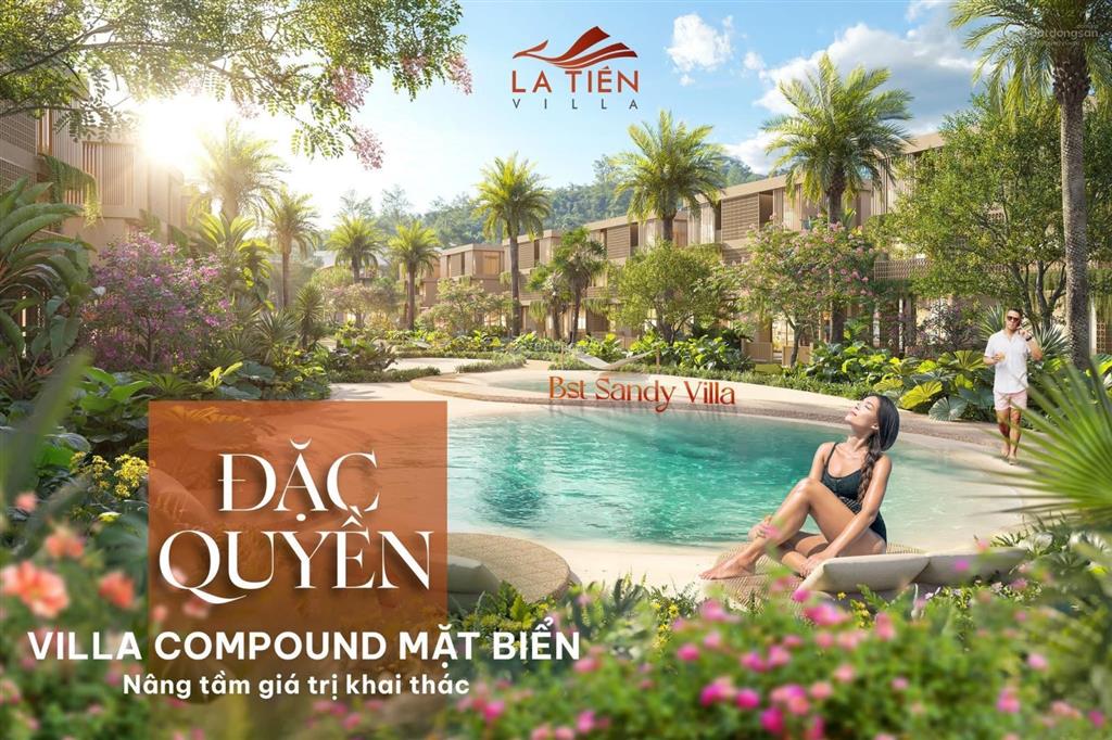 Khu đô thị biển latien villa nha trang có hồ bơi dt 176m2 chỉ 14.6tỷ/căn full nội thất cao cấp !