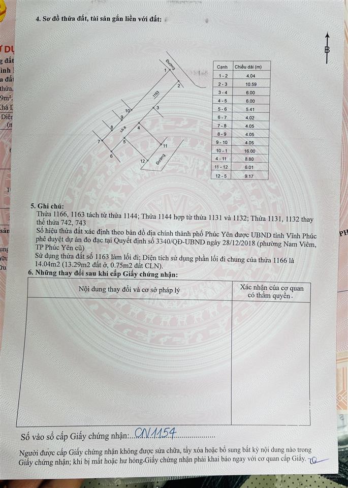 Siêu phẩm 2 mặt thoáng sát kcn nam phúc yên