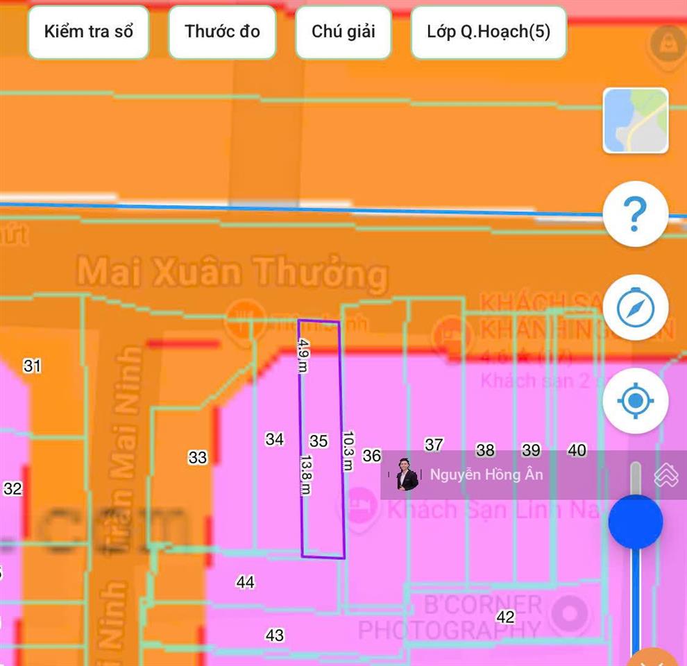 Hàng hiếm nhà mặt tiền 2 tầng đường mai xuân thưởng, kinh doanh sầm uất, dt 50,9m2, gần biển, 7,5tỷ